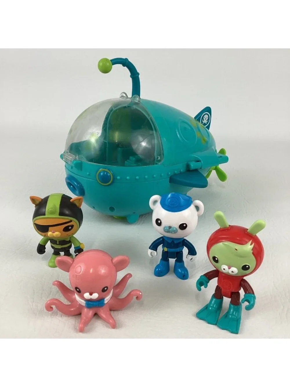 Octonauts Gup A Deluxe Vehicle Kwazii Tweak Captain Barnacles w Figures Bundle
